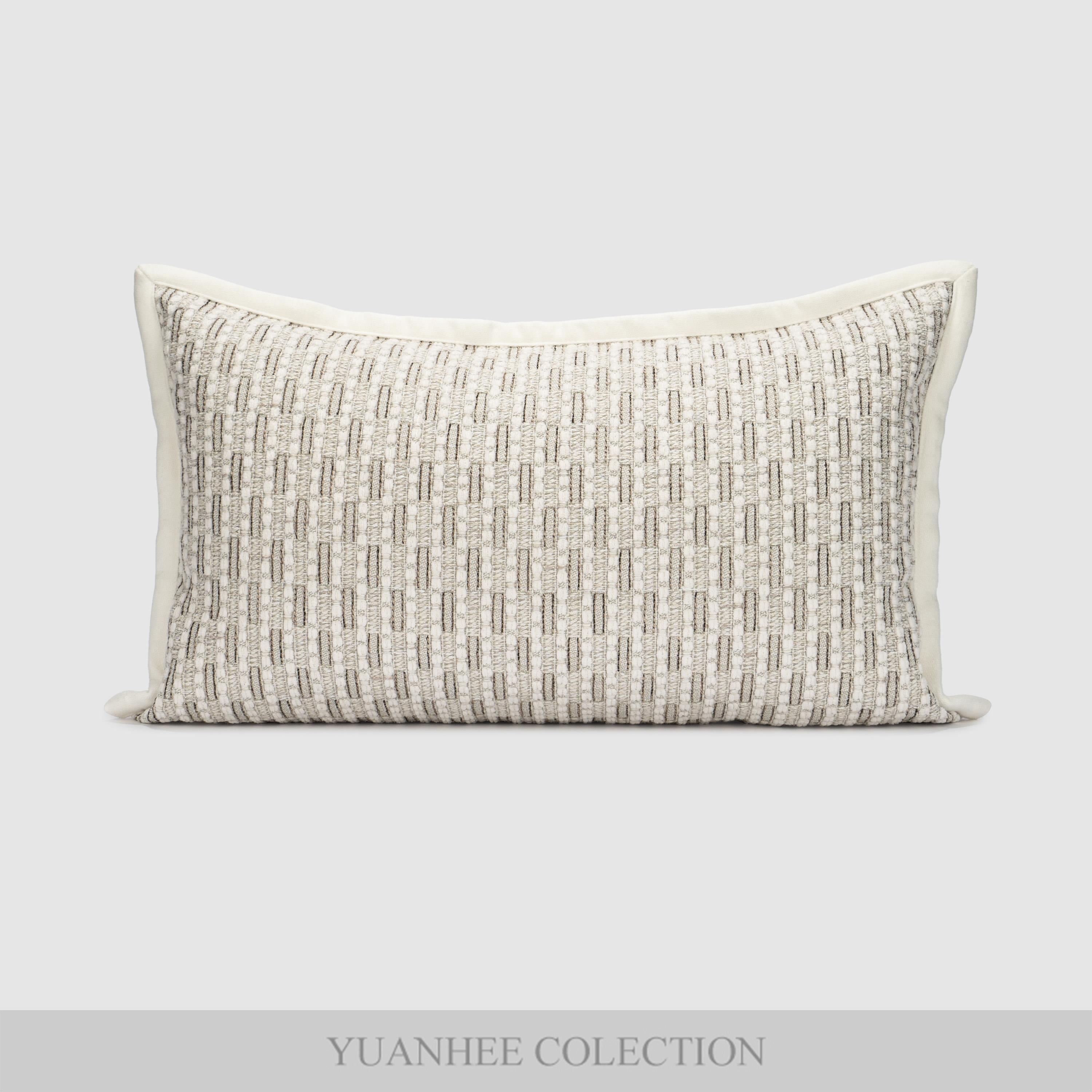 元熙壹品【现代】系列简约客厅沙发腰靠枕酒店别墅床上靠背枕垫套