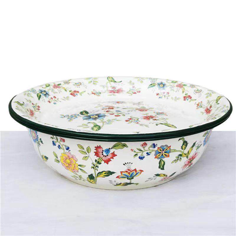 活动特厚珐瑯搪瓷和面 面盆带盖子揉面 面发面 面盆家用洗脸洗菜,餐饮具,盆,淘宝优惠券,粉丝福利购,淘宝优惠卷