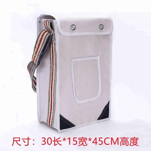 空调专用木工多功能耐磨 加厚花背带帆布工具包维修电工包单肩安装