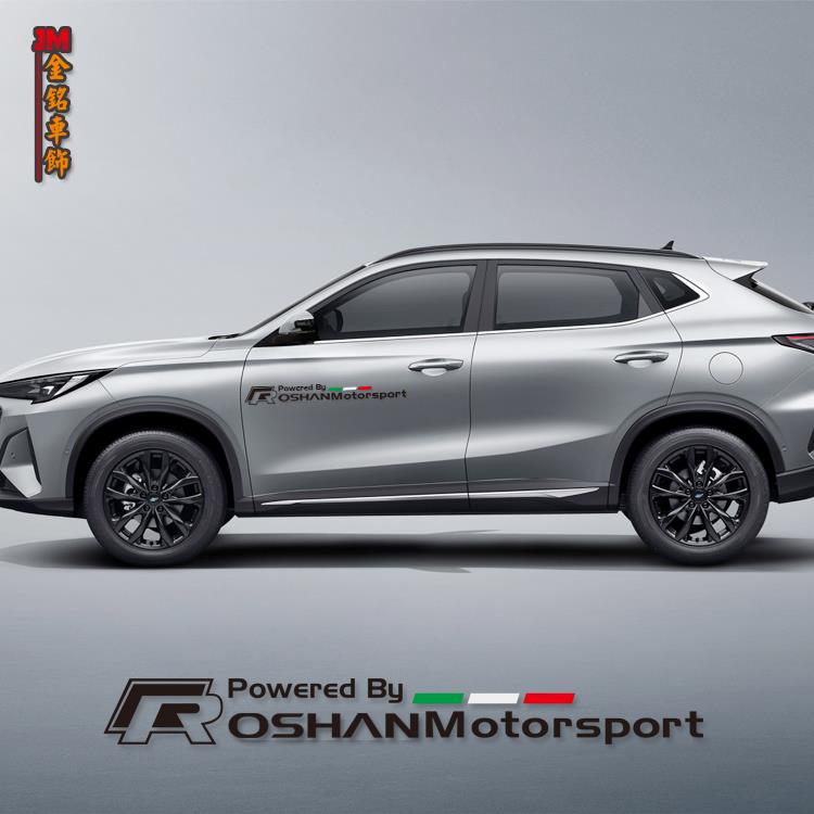 用于 于欧尚X5X7Z6车门贴改装车贴R侧门贴纸盖画 划痕意大利旗反