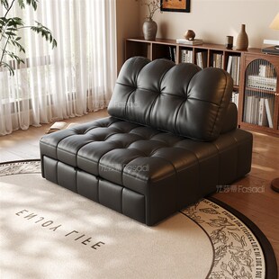 精选法莎蒂沙发床可折叠两用小户型客厅多功能伸缩懒人沙发床一体