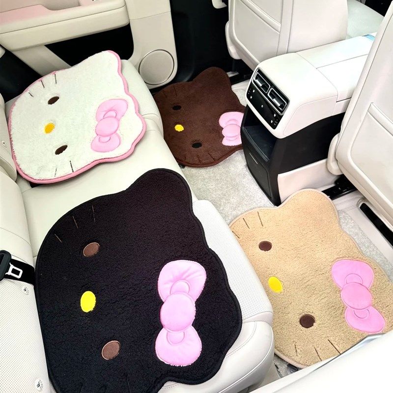 精选可爱卡通猫咪汽车坐垫秋冬季毛绒柔软舒适后排座椅防滑座垫车,汽车用品/电子/清洗/改装,通用座套/座垫,淘宝优惠券,粉丝福利购,淘宝优惠卷