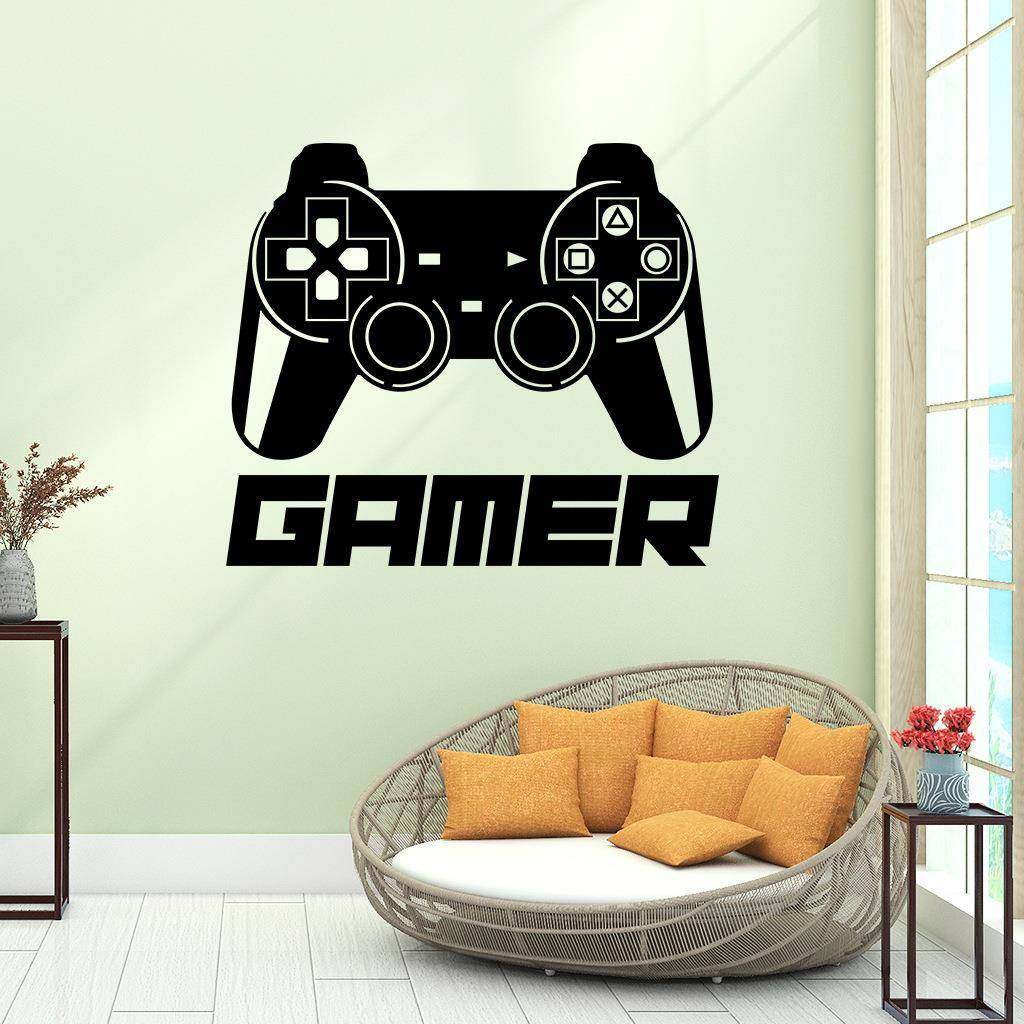 Game游戏精雕贴纸配转移膜贴纸AF2040-2862黑色不干胶贴画