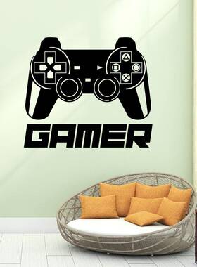 Game游戏精雕贴纸配转移膜贴纸AF2040-2862黑色不干胶贴画