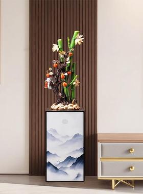 节节高升富贵竹子落地摆件客厅电视柜装饰办公室乔迁新居礼品