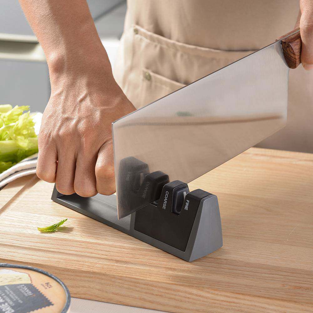 两段式家用快速磨刀器多功能工具磨刀石棒厨房菜刀速磨厨房工具