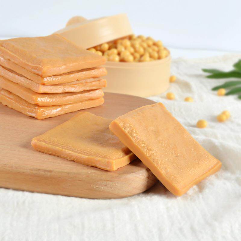 PVC仿真豆腐干模型趣味创意豆干食物食玩火锅店食品展示道具摆件