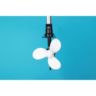 船马外机推进器挂机浆支架铝金螺旋小桅杆2桨叶推动器铉合外机船