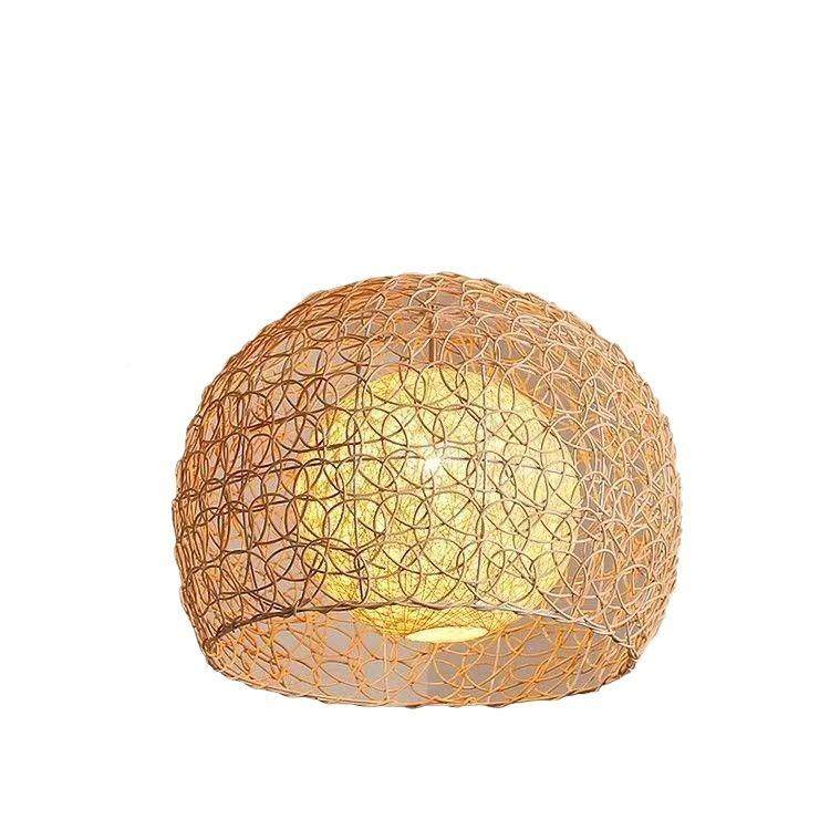 阳台藤编卧室民宿餐厅吊创古藤阁灯灯客厅个性意田园圆形日茶式室,家装灯饰光源,智能吊灯,淘宝优惠券,粉丝福利购,淘宝优惠卷