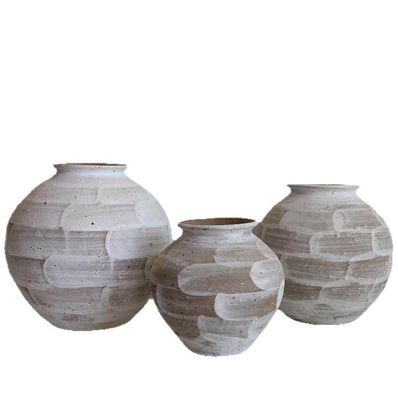 丹麦格陶瓷花瓶摆件客风厅装饰白色花侘JHK风粗陶罐寂民宿创意水,橡塑材料及制品,工业陶瓷,淘宝优惠券,粉丝福利购,淘宝优惠卷