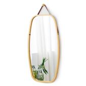 浴室镜挂镜宿舍镜全身穿衣妆镜卫生化91324间竹洗漱镜木质半身镜