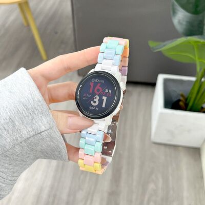 适用高驰corospace3表带三珠树脂pace2手表apex2糖果2pro彩虹腕带