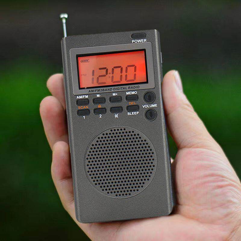 出口迷你收音机DSP芯片定时关机闹钟滚轮调台自动搜台FM