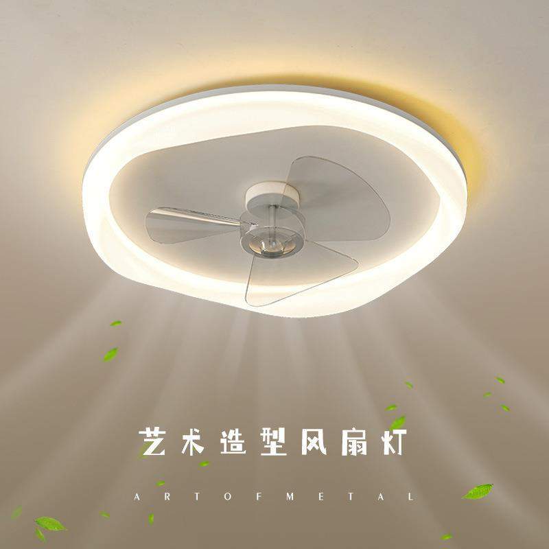 吸顶风扇灯主卧室灯灯2025年新款家用餐厅灯书房智能一体化电扇灯
