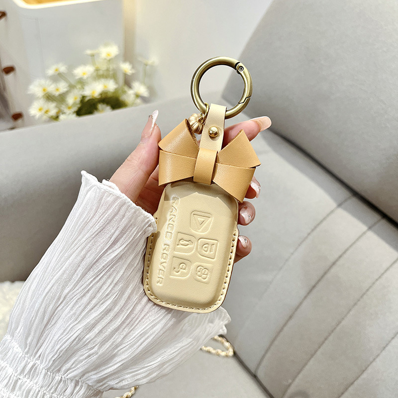 路虎钥匙a套女极光车钥匙套揽胜卫士星脉揽运发现神行真皮壳扣包