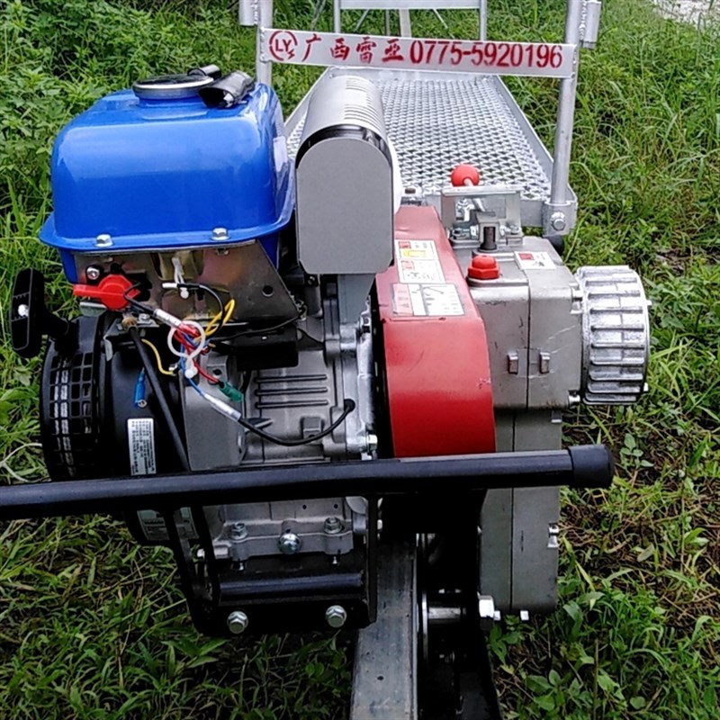 单轨运输车 农用山地果园运输机 D大棚传送带大马力汽油机输送设