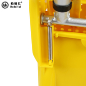 酒店20L小号加厚保q洁榨水车挤水车家用单桶拖把桶手压式 清洁车