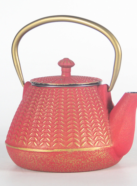欧美式彩色铸g铁壶煮茶泡茶壶室客厅家居饰品软装样板房间装饰摆