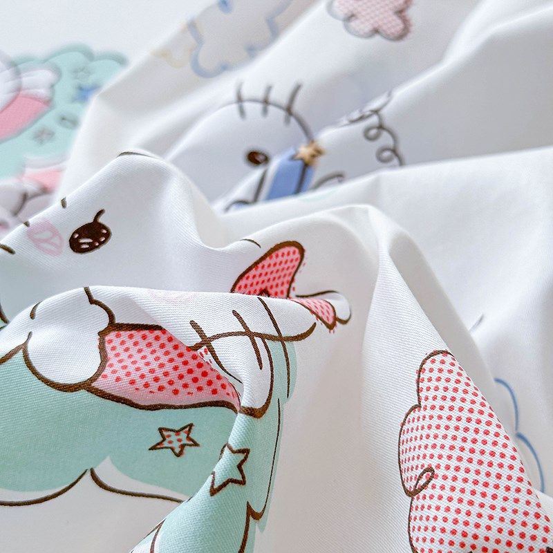 全棉大学生宿舍儿童子母床高低床上下铺I专用女童公主床单单件可,床上用品,床单,淘宝优惠券,粉丝福利购,淘宝优惠卷