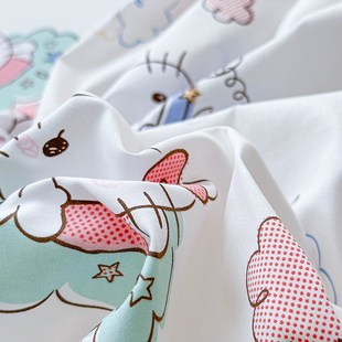 全棉大学生宿舍儿童子母床高低床上下铺I专用女童公主床单单件可