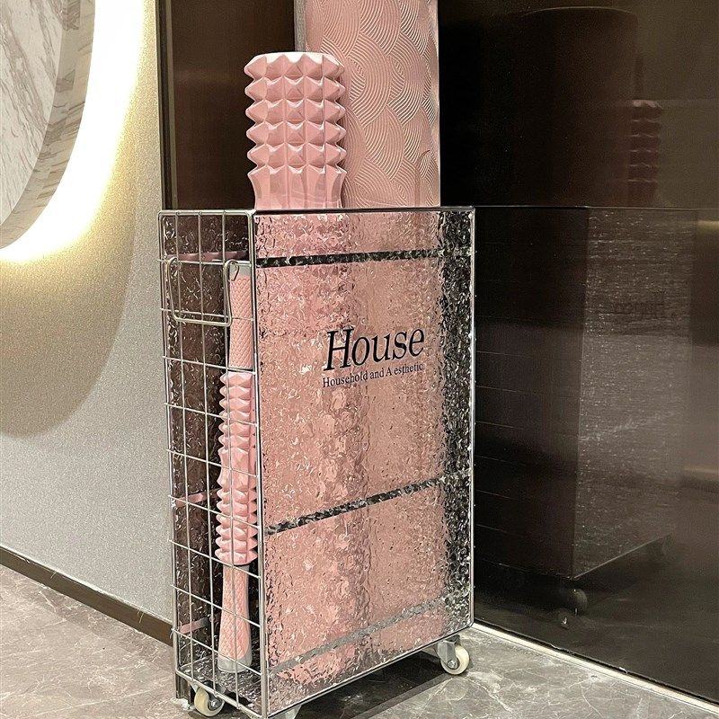 杜琥瑜珈垫收f纳筐健身器材置物架可移动收纳筒家用置物架整理架,收纳整理,运动器材收纳用具,淘宝优惠券,粉丝福利购,淘宝优惠卷