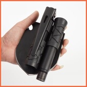 多功能工兵铲折叠户外德国兵工铲便携车载工兵锹加V厚铁锹万能铲