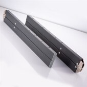 不锈钢上翻折叠桌配件隐藏式 x餐桌折叠轨道书桌家用隐形桌伸缩滑