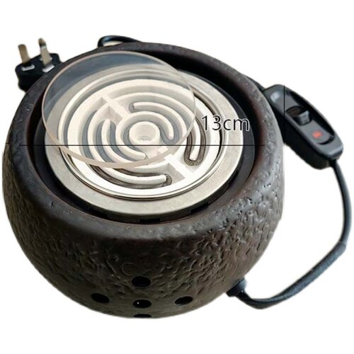 甘肃罐罐茶煮茶炉煮茶器纯手工紫铜E茶罐子铜罐罐围炉煮茶电热炉