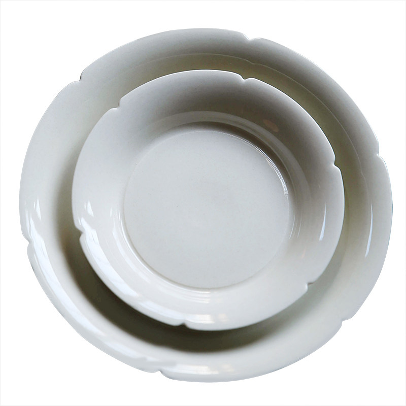 中式茶点盘陶瓷点心盘青瓷葵口盘C子水果盘糕点碟深盘家用仿宋餐,餐饮具,盘,淘宝优惠券,粉丝福利购,淘宝优惠卷