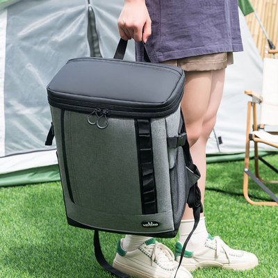 保温包户外d露营冷藏包大容量双肩揹包大号加厚保冷便当带冰包铝