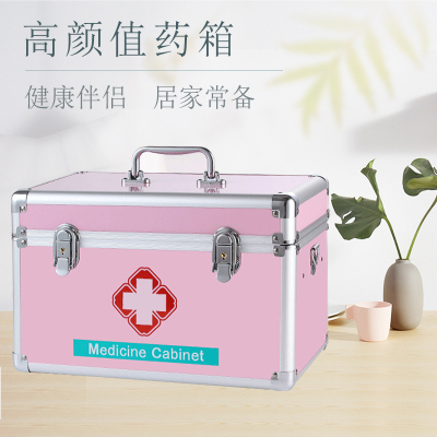 医药箱家庭装带药家用大容量药品急救医疗包医护便民服.务箱收纳