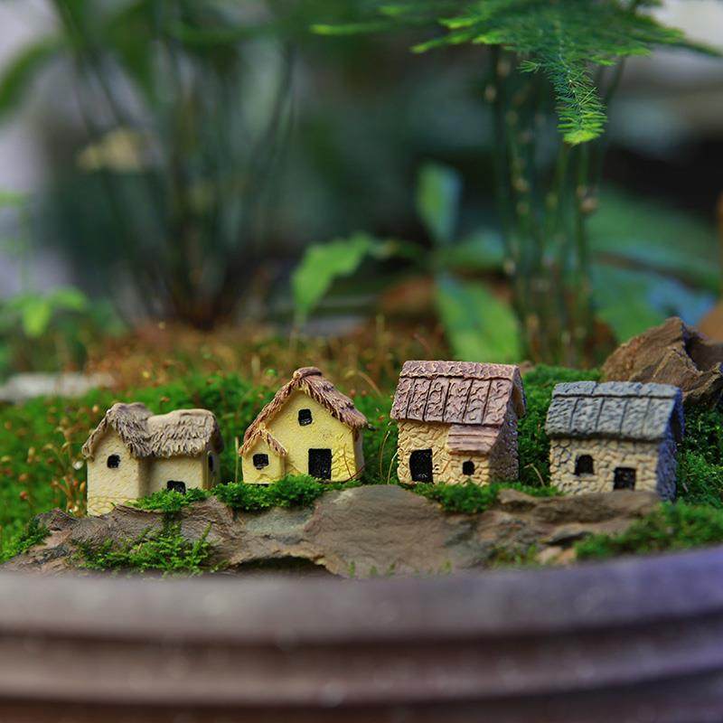 特价微景观装饰树脂小房子村庄摆件水陆缸苔藓玻璃生态缸造景场景,工业油品/胶粘/化学/实验室用品,烧杯/烧瓶,淘宝优惠券,粉丝福利购,淘宝优惠卷