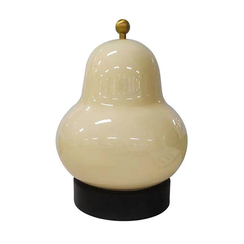 日式奶油梨子台灯客厅书房充电触摸便携装饰氛围灯卧室床头小夜灯,家装灯饰光源,阅读台灯(护眼灯/写字灯),淘宝优惠券,粉丝福利购,淘宝优惠卷