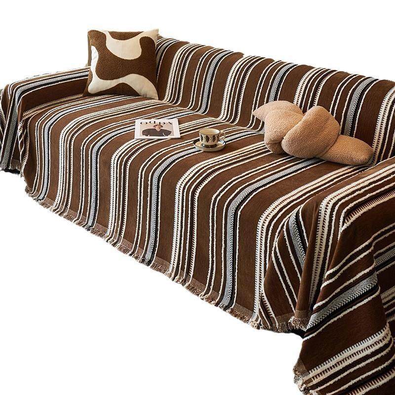 复古高级感雪尼尔沙发巾盖布沙发垫布秋冬防滑一整张万能全盖套罩,居家布艺,沙发套,淘宝优惠券,粉丝福利购,淘宝优惠卷