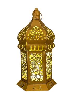 摩洛哥落地烛台铁艺摩洛哥风灯马灯镂空玻璃灯笼复古摆件道具