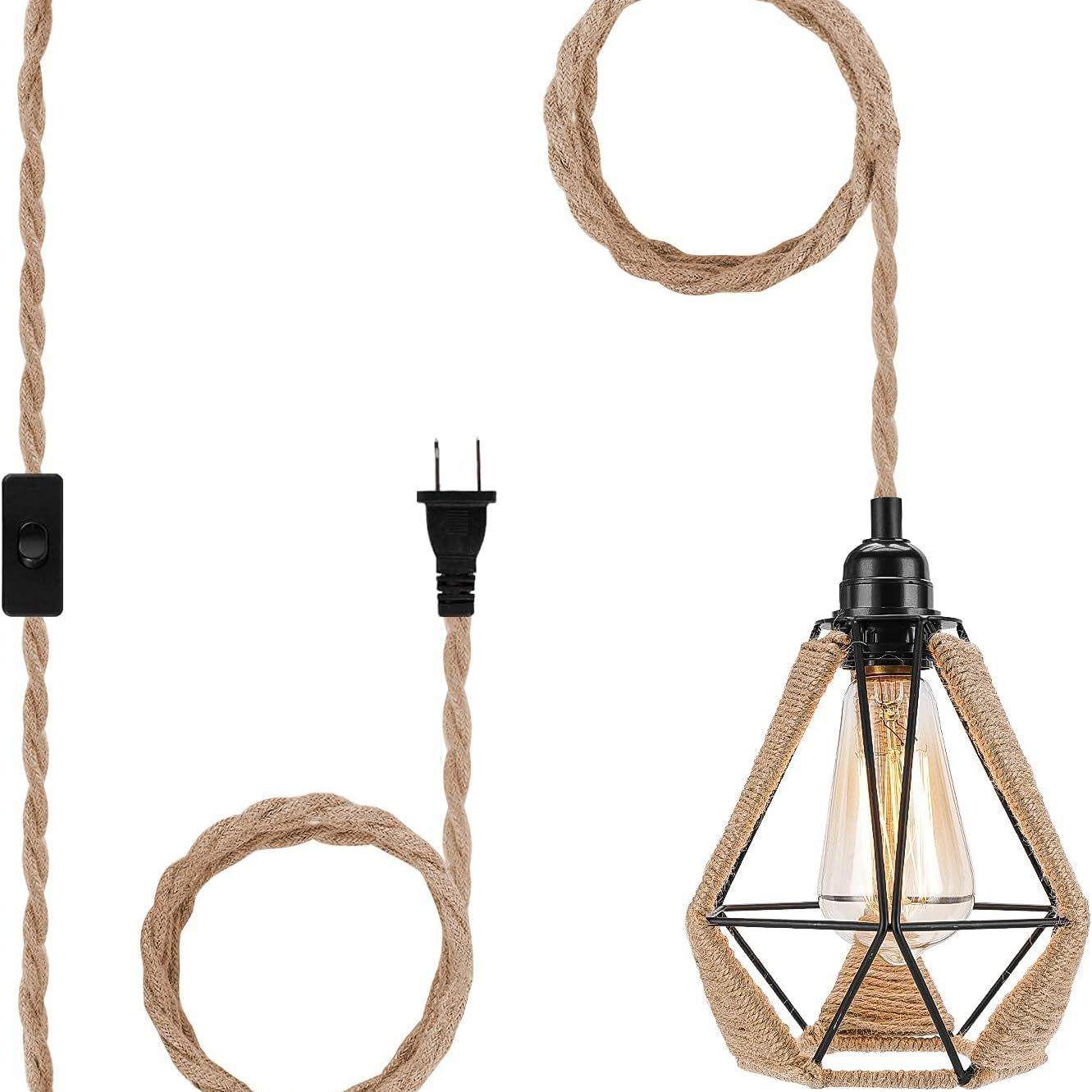 中山复古风吊灯热采5米麻绳吊线可调节长度多种搭配楼梯吊灯,家装灯饰光源,智能吊灯,淘宝优惠券,粉丝福利购,淘宝优惠卷