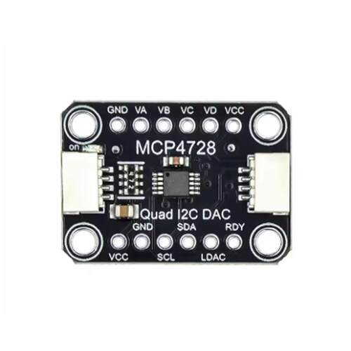 MCP4728四路DAC输出带EEPROM模块兼容STEMMAQTQwiic
