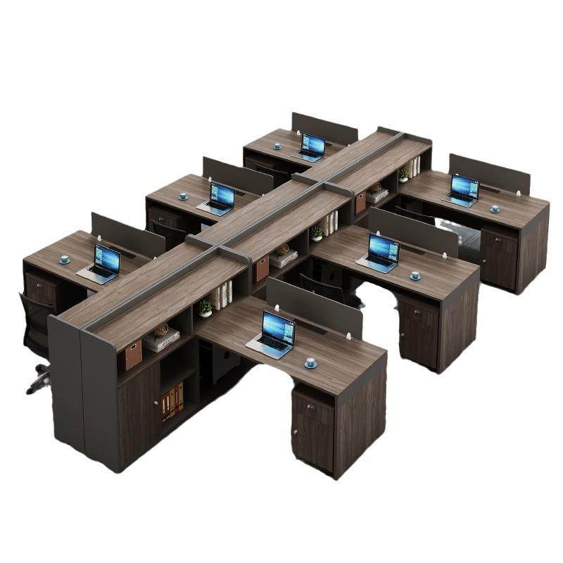 财务办公桌椅组合电脑办公室家具双人46人职员工位办公桌简约现代,商业/办公家具,办公电脑桌,淘宝优惠券,粉丝福利购,淘宝优惠卷