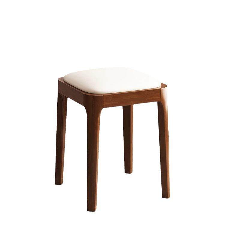 实木凳子家用可叠放软包板凳客厅木头矮凳简约现代小方凳餐桌椅子,住宅家具,矮凳,淘宝优惠券,粉丝福利购,淘宝优惠卷