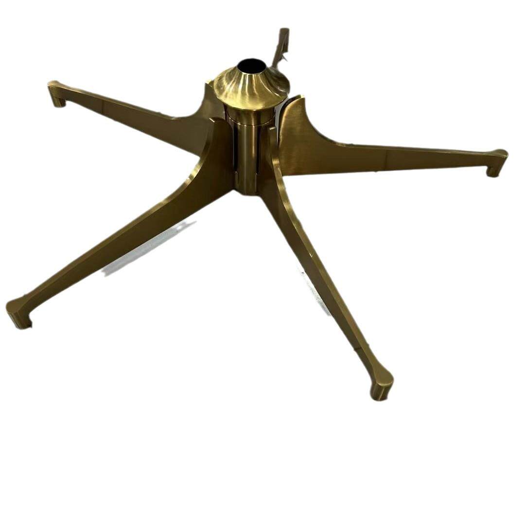 金属底座支架家具配件铝合金不锈钢纯铜脚老板总裁意式轻奢椅厂家