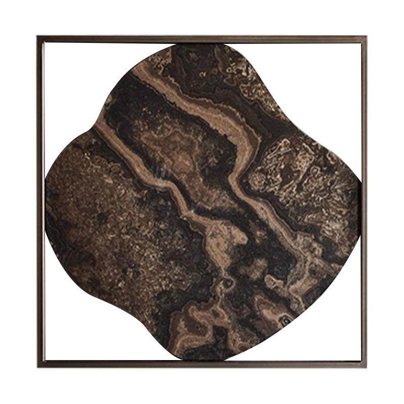 法式中古风沙发后客厅装饰画高级感奶油系餐厅背景墙挂画手绘油画