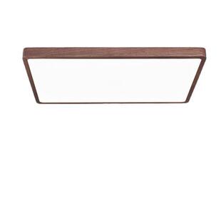 北美黑胡桃木吸顶灯新中式大气大厅客厅灯高端轻奢中古风全屋灯具