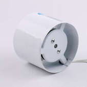 4寸金属圆筒形轴流风机管道式 卫生间抽风机100mm通风换气排风扇