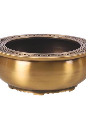 黄铜十二VHZ肖聚宝盆招缸财缸香房炉铜客生厅书桌面装饰品工艺品