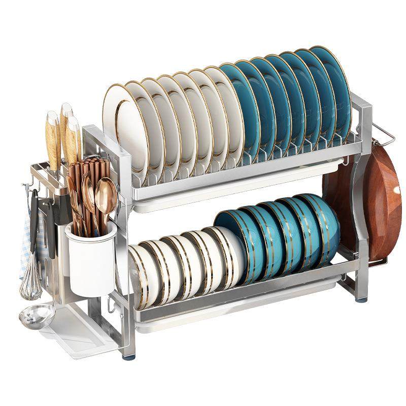 厨房台M840面收纳置物架3架04水不锈沥碟多功钢能刀筷双层沥水放,厨房/烹饪用具,抹布架/厨房清洁收纳架,淘宝优惠券,粉丝福利购,淘宝优惠卷