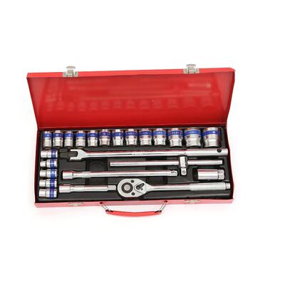 源头铁工厂各种盒24pcs修工具m机械维修组合10-32m套筒扳手2汽4件