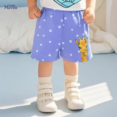 Littlemaven2024夏季男童短裤