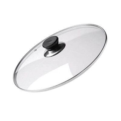 通用锅盖家用钢化玻璃32炒锅30/28/26透明耐高温炒菜盖子多尺寸