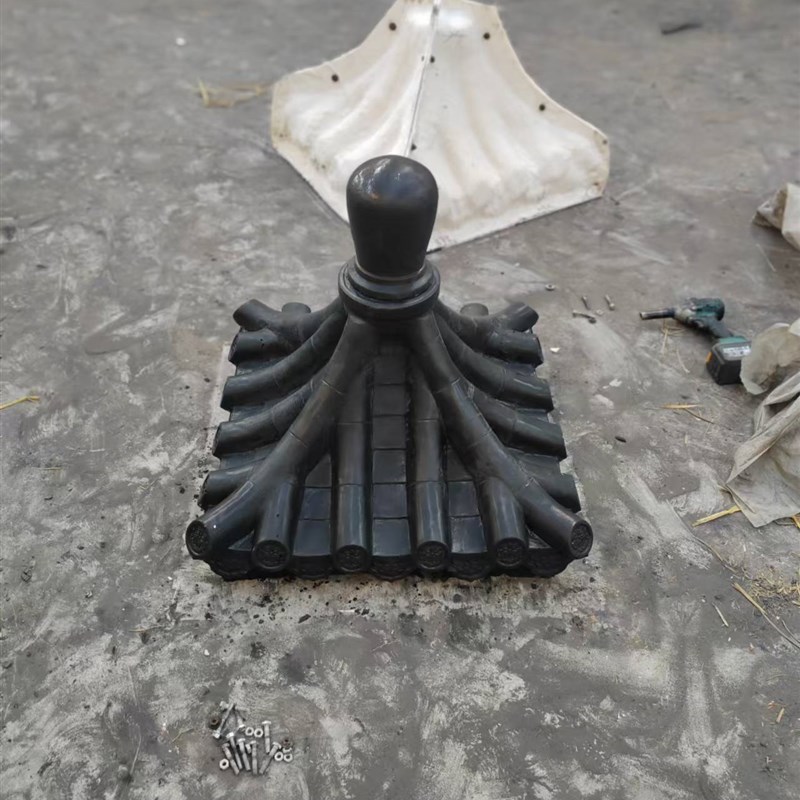 中式古建a柱子顶帽仿古一体柱帽柱子压顶瓦帽柱子盖帽柱子瓦帽顶