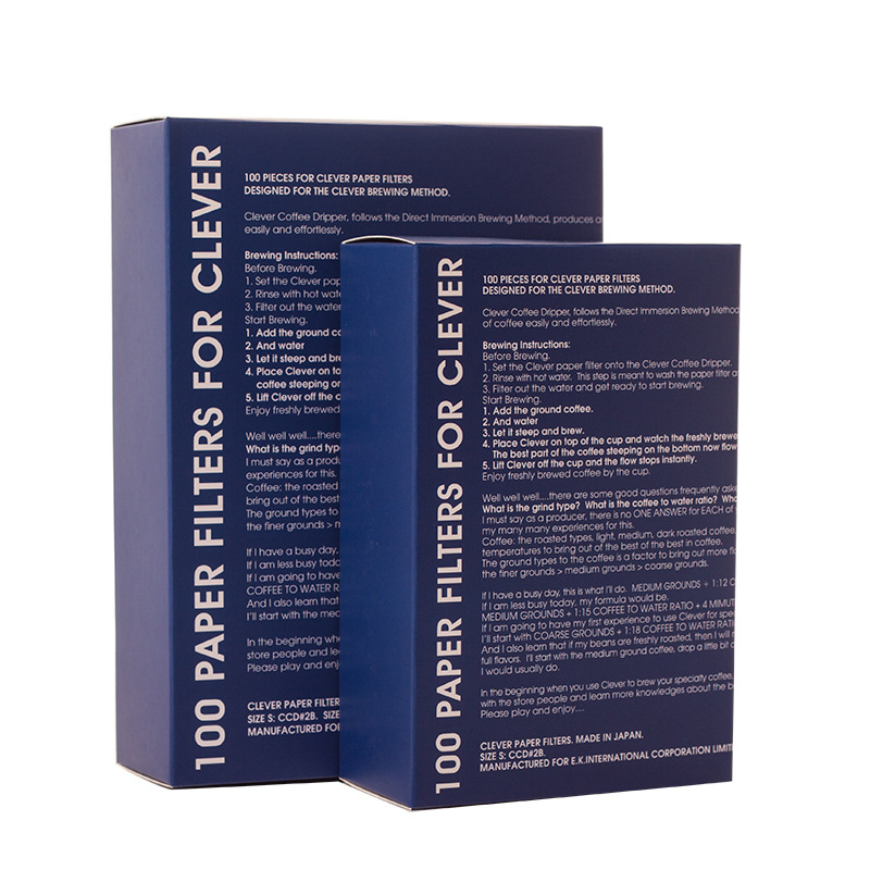 台湾原装Mr.Clever手冲咖啡扇形聪明杯滤纸 102/103号过滤纸100片